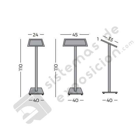 ATRIL DE MARCO ABATIBLE