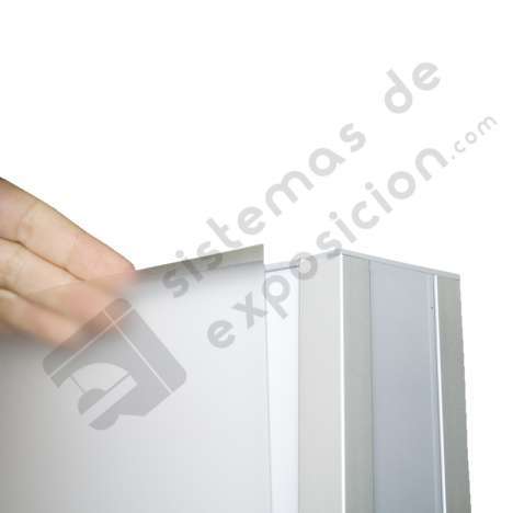 PORTAPOSTER TOTEM CON LUZ LED731x2000MM