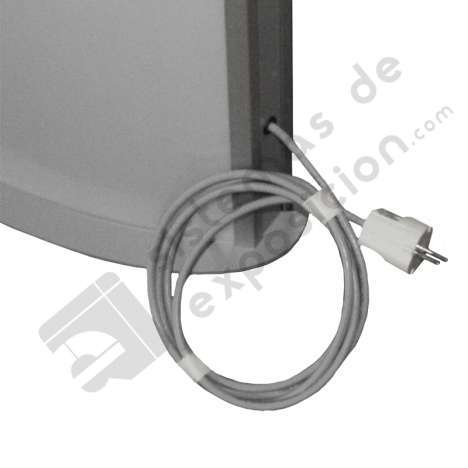 PORTAPOSTER TOTEM CON LUZ LED731x2000MM