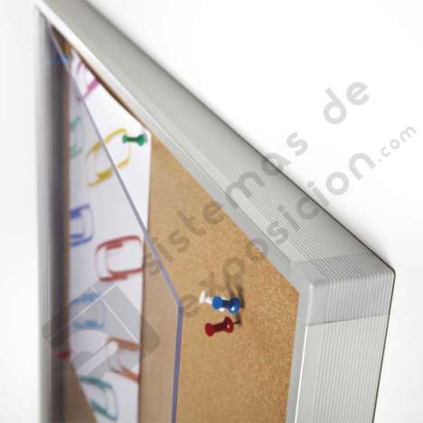 VITRINA FONDO CORCHO ABATIBLE 100.5X74.5